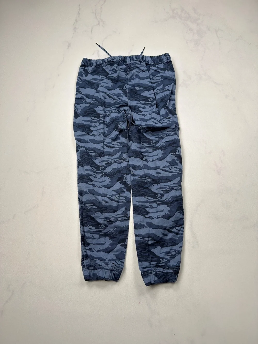 GAP Kids Camouflage Jogger Pants Blue Camo - Boys L Husky